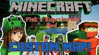 Custom map for FiskFilles Superheroes mod 4 Minigames [upl. by Ramyar]