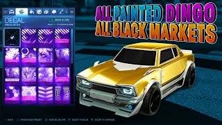 New Rocket League quotDingoquot Car Showcased With All Black Market Decals  All Painted Dingo [upl. by Chassin522]