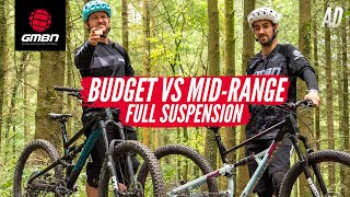 Entry Level Full Suspension Vs MidRange Full Suspension MTB  What’s The Difference [upl. by Meekar]