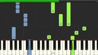 Max Steiner  Theme From A Summer Place  Easy Piano Tutorials [upl. by Crandale]