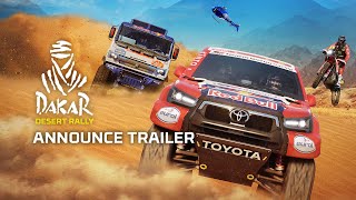 Dakar Desert Rally  Announce Trailer [upl. by Alletsyrc]