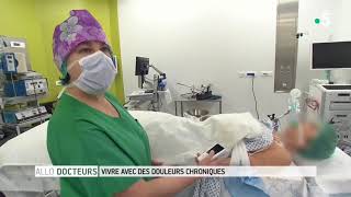 Intervention de stimulation médullaire cervicale et de stimulation occipitale au CHU de Nantes [upl. by Ahker363]