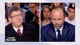 JeanLuc Mélenchon face à Édouard Philippe dans LÉmission politique [upl. by Nuawaj]