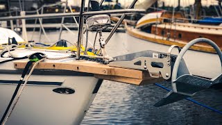 Building A Bowsprit Part 2  Ep 27  Sailing Ixion [upl. by Ahsino]