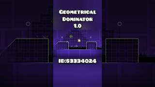 Geometrical Dominator 10  18 Geometry Dash 22 geometrydash gd shorts short [upl. by Ailekat]