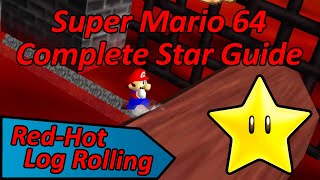 Red Hot Log Rolling  Super Mario 64 Complete Star Guide [upl. by Arlan]