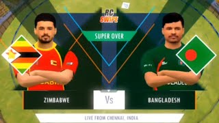 💥Zim vs Ban Super Over 🔥👍 [upl. by Stevenson]