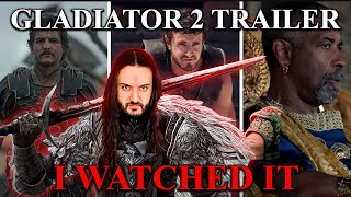 Gladiator 2 Official Trailer REACTION  Its A Mess [upl. by Zarihs]