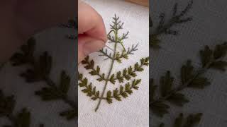 Mastering Pine Needle Embroidery A DIY Handmade Guide embroidery handmade [upl. by Marvel]