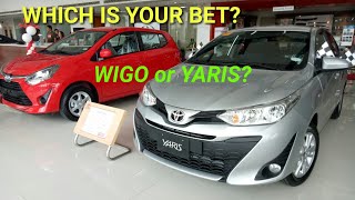 Comparisons 2018 Toyota WIGO versus YARIS  EXTERNAL and INTERIOR [upl. by Irtimid807]