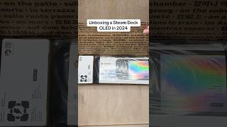 Unboxing a Steam Deck OLED in 2024 gaming steamdeck [upl. by Docilla]