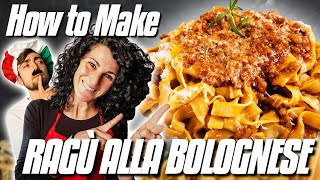 Ragu Alla Bolognese Recipe  How to Make Authentic Bolognese Sauce [upl. by Ruhnke]