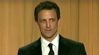 Seth Meyers Slams Donald Trump At White House Correspondents Dinner [upl. by Nomyar]