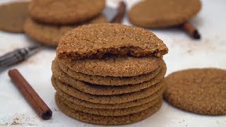 Ginger Molasses Cookies Recipe Video [upl. by Chelsea]