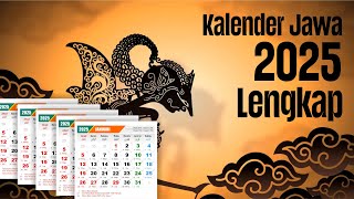 Kalender Jawa 2025 Lengkap [upl. by Llehsad]