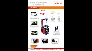 Tyre changer from 8 inch to 245 inch Sold more then 1000 machines working from last 20 years [upl. by Nosbig]