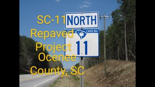 SC11 Repaved Project in Oconee County SC 7172024 [upl. by Akinirt]