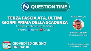 Terza fascia ATA ultimi giorni prima della scadenza Le risposte alle vostre domande [upl. by Friedly]