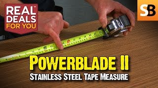 Komelon Powerblade II 8m26ft Tape Measure [upl. by Yelmene]