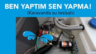 Karavana Hidrofor ve Basınç Tankı Nasıl Bağlanmalı [upl. by Euqimod]