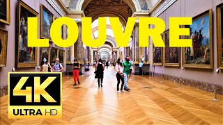 LOUVRE museum walk tour  🇫🇷 Paris France 🇫🇷  4K 60FPS UltraHD [upl. by Anny]