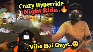 Apni RC200 Ke sath Crazy Night Ride Me Vibe Hi alag hai😁👌 ktm ktmrc200 bmw zx10r z900 [upl. by Tallulah]