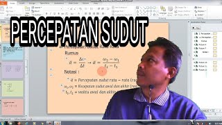 Percepatan Sudut RataRata dan Percepatan Sudut Sesaat  Fisika Kelas XI [upl. by Newol]