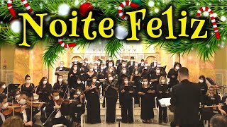 Noite Feliz com letra  Música de Natal [upl. by Briano]