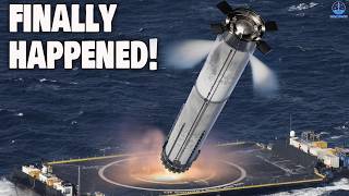 SpaceX Just Revealed Landing Starship Booster Onto The Droneship [upl. by Orat914]