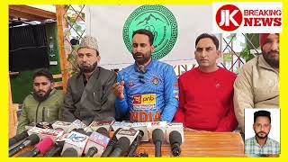 PoonchJK Divyang Wellfare Association President Er Shah Aziz Held A Press Conference Regarding Cup [upl. by Anetsirhc]