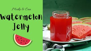 Watermelon Jelly Recipe  Garden Eats [upl. by Radack22]