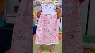 Fed Up with Nighttime BedWetting Meet Our Anti Bed Wetting Washable Diaper Skirt Potty Train [upl. by Yssor]