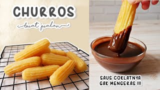 RESEP CHURROS UNTUK IDE JUALAN  RENYAH DI LUAR LEMBUT DI DALAM [upl. by Leinad]