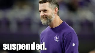 Minnesota Vikings Suspend OC Wes Phillips for 3 Weeks [upl. by Aneis]