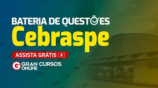 Bateria de Questões CEBRASPE – Direito Constitucional [upl. by Dranoc]