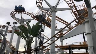 Coast Rider at Knotts Berry Farm Off Ride Footage  4K Non Copyright [upl. by Staffard]