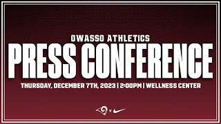 Owasso Athletics Press Conference [upl. by Debi]