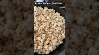 How to make Sweet Popcorn at Home  Easy Snack Recipe [upl. by Glynas]