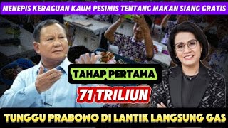 LUAR BIASA MENKEU SUDAH PERSIAPKAN PROGRAM MAKANAN BERGIZI PRABOWO GIBRAN prabowo gibran [upl. by Orman]