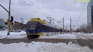 The Lightrail in Minneapolis Minnesota USA 2018 [upl. by Dorolice]