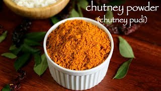 chutney powder recipe  chutney pudi recipe  how to make gunpowder recipe [upl. by Mortimer855]