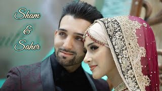 Sham amp Saher  Official Engagment amp Nikaah Highlights [upl. by Neema]