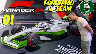 F1 Manager 2024  Gameplay ITA  NASCE UN NUOVO TEAM  01 [upl. by Eceinal]