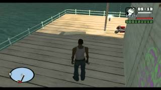 GTA San Andreas Recompensa de los 100 grafitis partida descargable [upl. by Eidac]