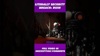 Door Stuck Literally Security Breach Ruin securitybreach fivenightsatfreddys fnaf sfm shorts [upl. by Zaslow904]