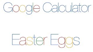 Google Calculator Easter Eggs  The Loneliest Number [upl. by Petracca645]