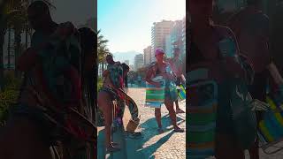 🏖️ Walking on the Beach in Rio de Janeiro Brazil shorts beach praia [upl. by Titus]