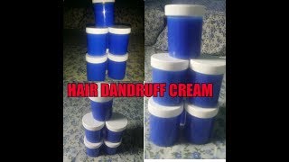 HOW TO MAKE HAIR DANDRUFF CREAM [upl. by Hardman]