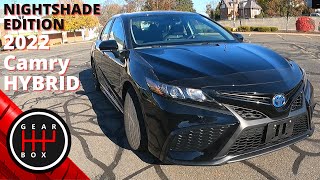 2022 Toyota Camry SE Hybrid NIGHTSHADE EDITION  Best 30k MidSized Sedan [upl. by Loleta297]