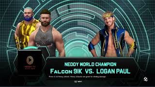 Falcon 91K takes out “Mr Prime” Logan Paul [upl. by Karilynn]